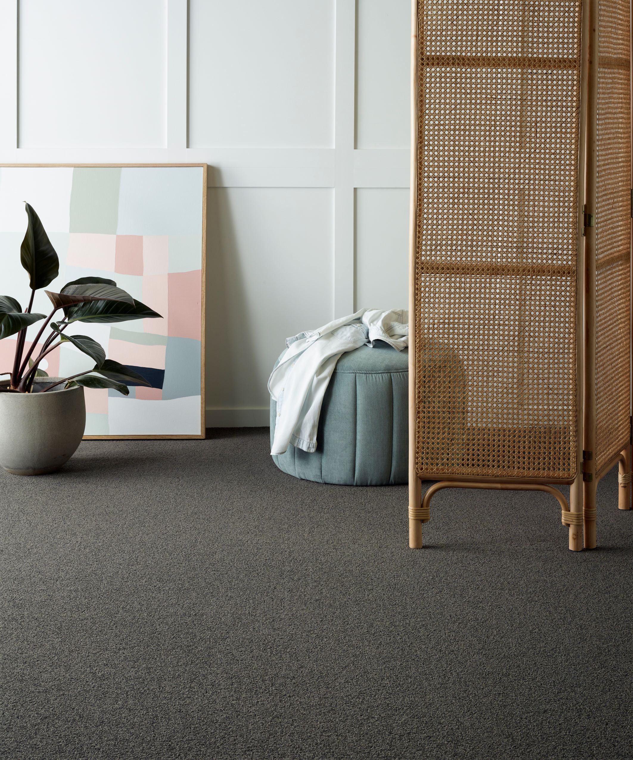 Lemar Twist soft nylon carpet in a light interior